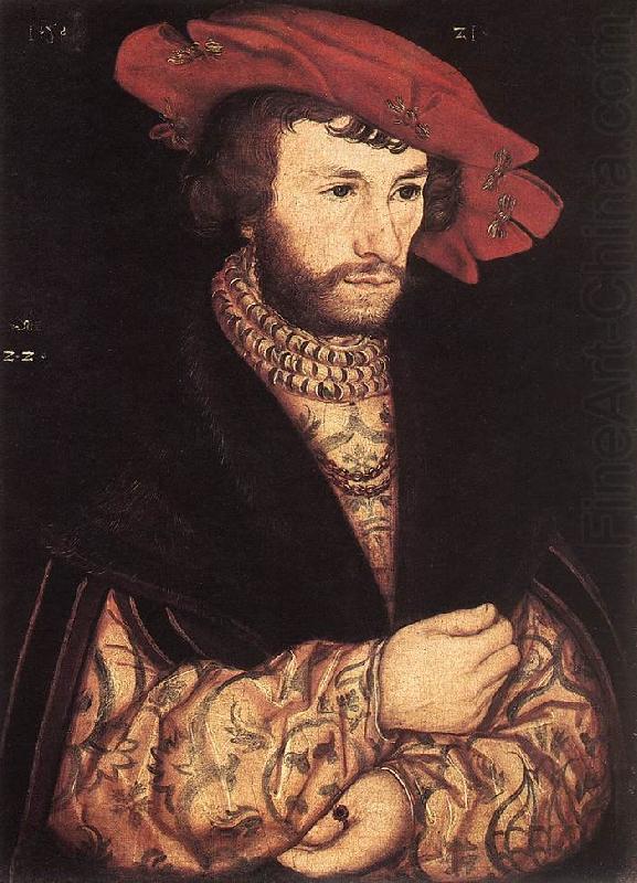 CRANACH, Lucas the Elder Portrait of a Young Man dfg china oil painting image